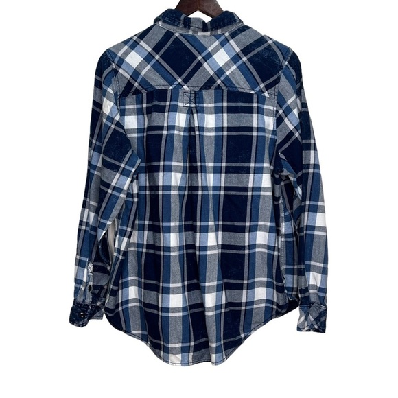 Penningtons DC Jeans Blue Flannel Size X - Picture 2 of 13